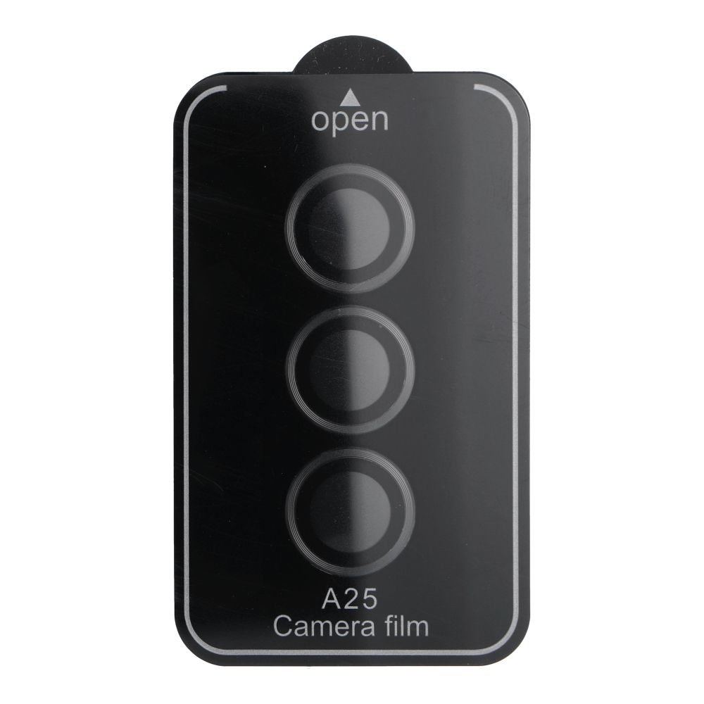 Kameros objektyvo apsauginis stiklas 9H skirtas SAMSUNG A25 juodas