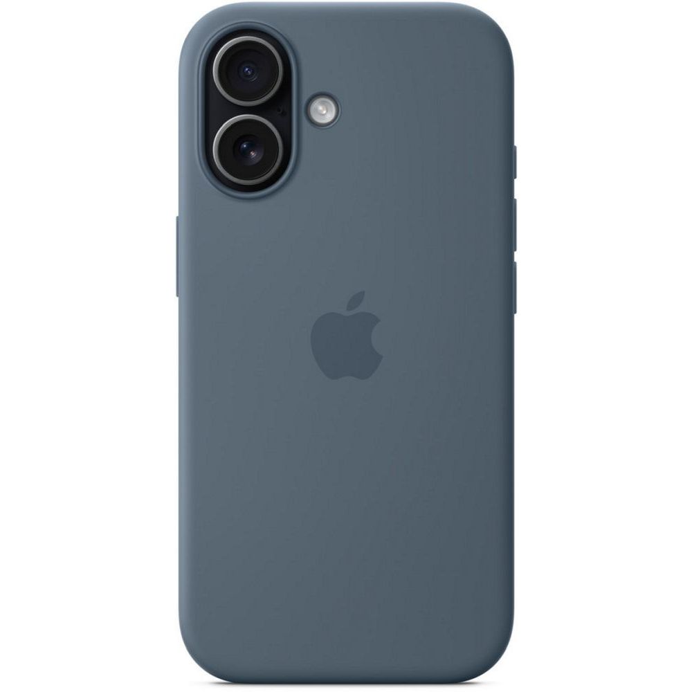 iPhone 17 silikoninis dėklas su MagSafe - inkarinė mėlyna