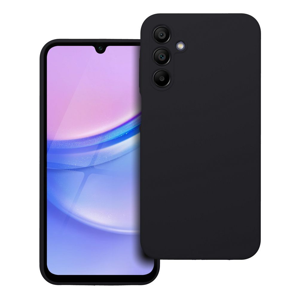 Dėklas silikoninis 2mm telefonui SAMSUNG A15 5G / A15 4G juodas