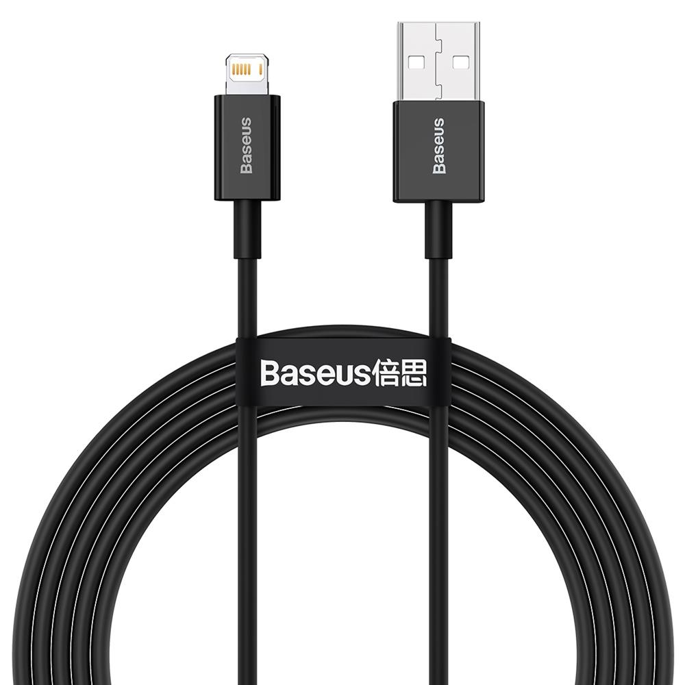 Baseus kabelis Superior USB - Lightning 2,0 m 2,4A juodas