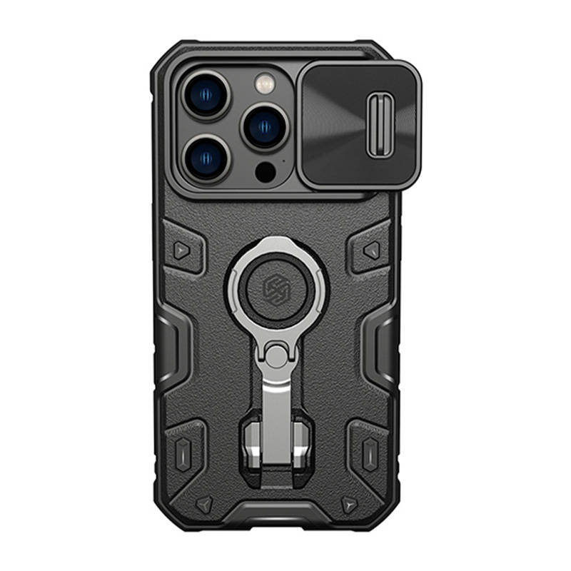 Dėklas Nillkin CamShield Armor Pro Apple iPhone 14 Pro juodas
