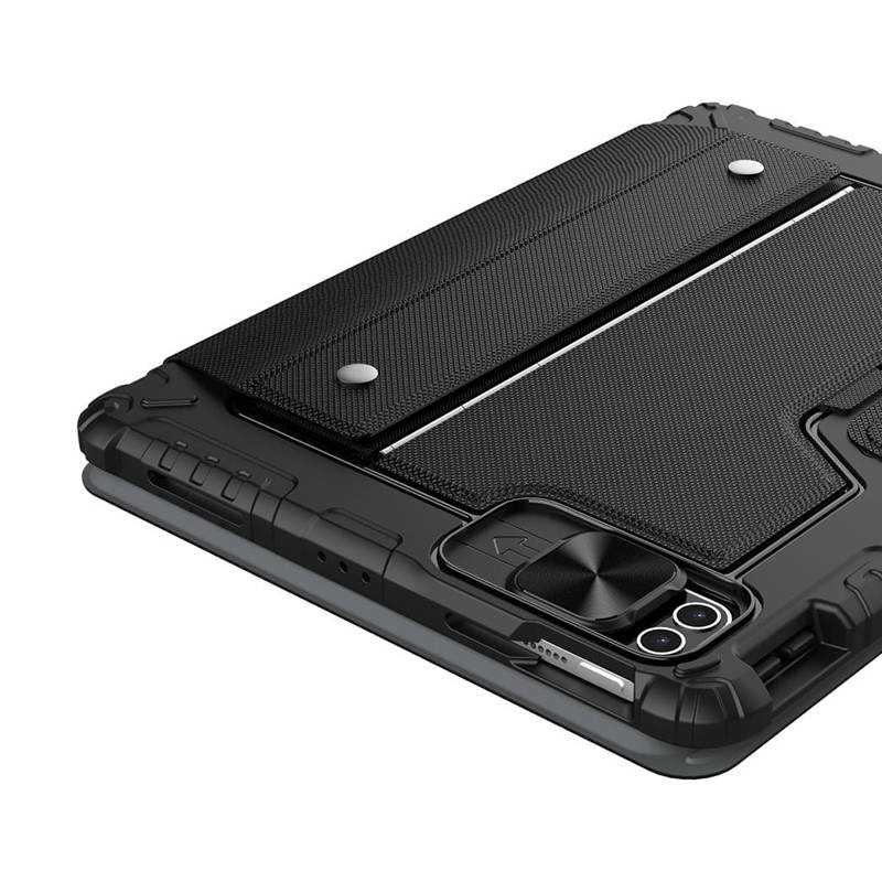 Nillkin dėklas su klaviatūra iPad 10.9" (juodas)