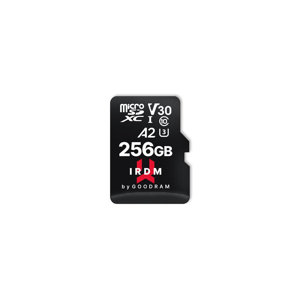 GoodRam atminties kortelė IRDM 256GB microSD UHS-I U3 A2 V30 su adapteriu