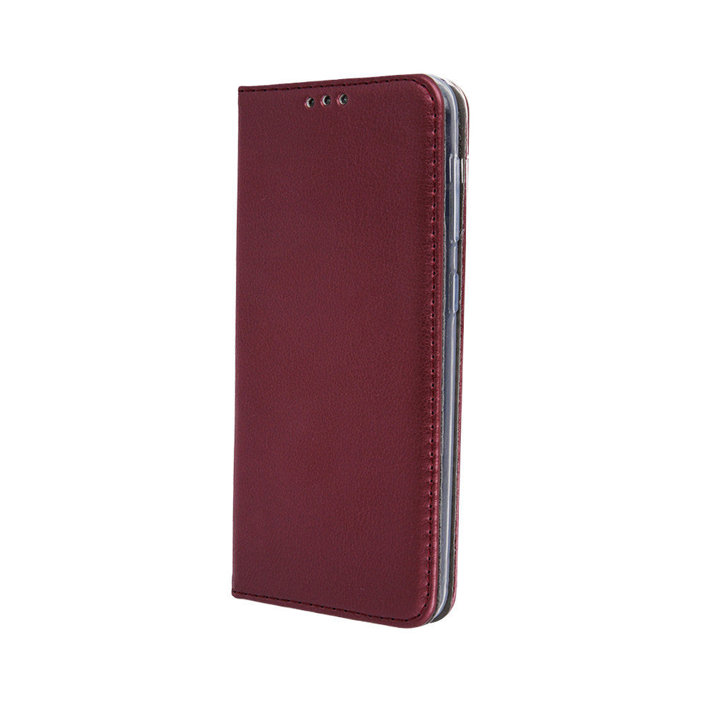 Išmanusis magnetinis dėklas Xiaomi Redmi Note 9s / 9 Pro / 9 Pro Max bordo