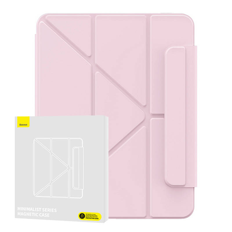 Magnetinis dėklas Baseus Minimalist Pad Air4/Air5 10.9″/Pad Pro 11″ (kūdikių rožinė)