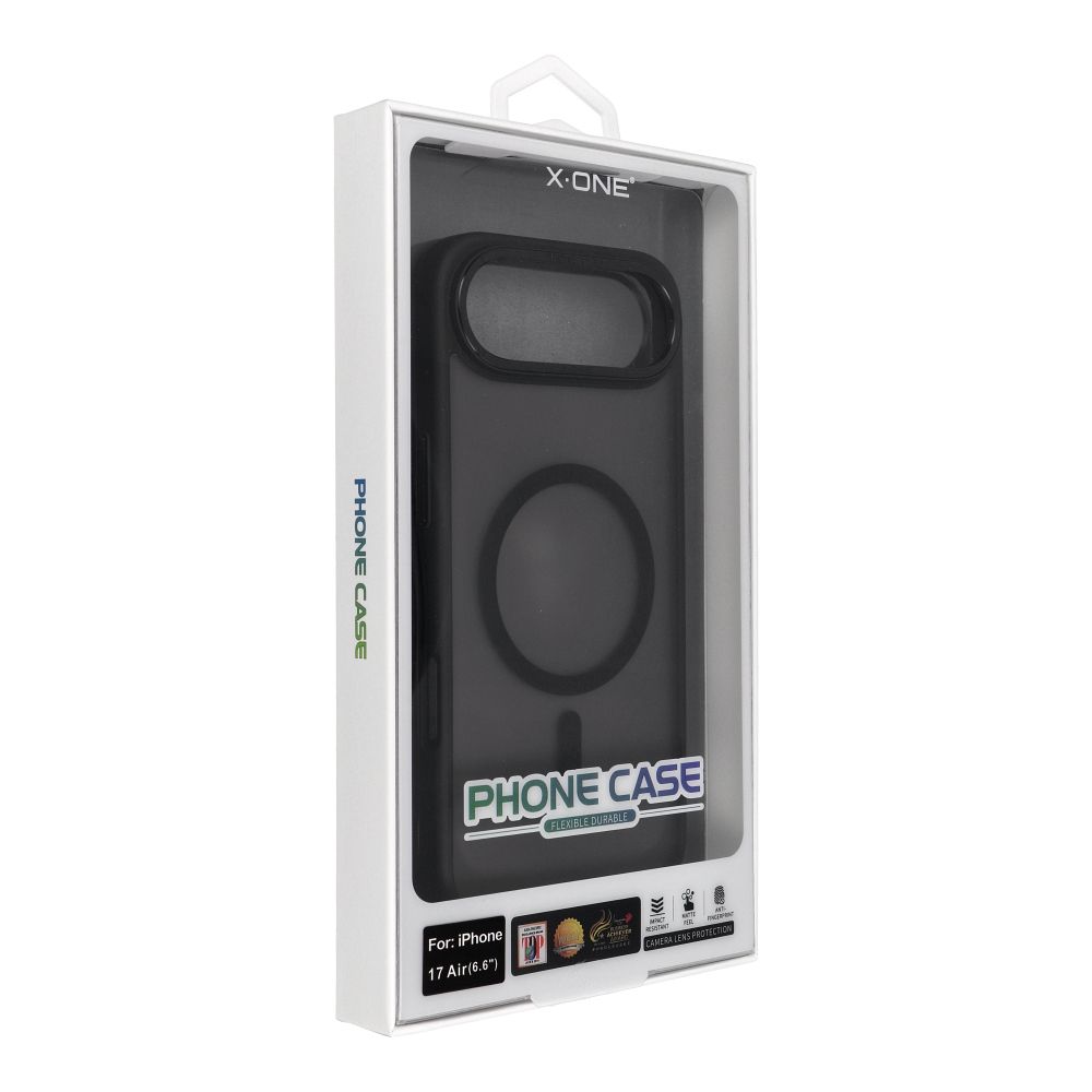 X-ONE Dropguard Magnetinis dėklas Air - Apple iPhone 17 Air juodas