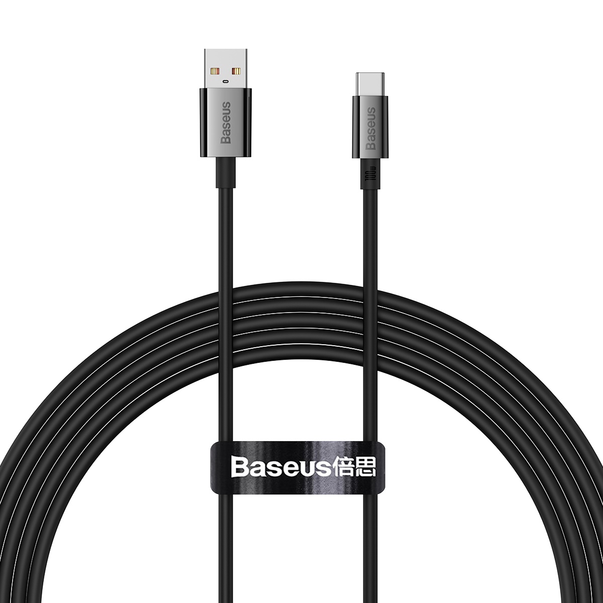 Baseus kabelis Superior USB - USB-C 2,0m klasterinis juodas 100W