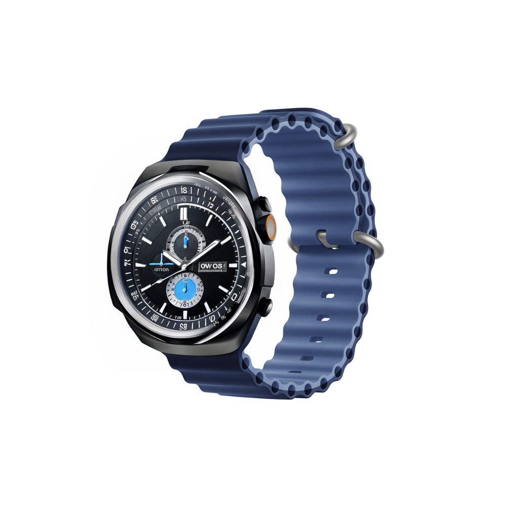 Devia dirželis Deluxe Sport6 Apple Watch 44mm/ 45mm/ 46mm/ 49mm mėlyna tamsiai mėlyna