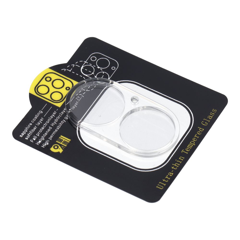 5D pilno klijavimo kameros apsauginis stiklas - iPhone 16 Plus skaidrus