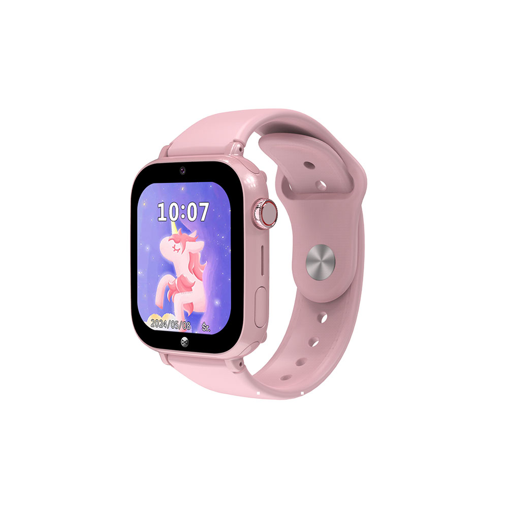 Išmanusis laikrodis vaikams Forever Smartwatch GPS WiFi 4G Kids Look Me! 3 KW-520 rožinis