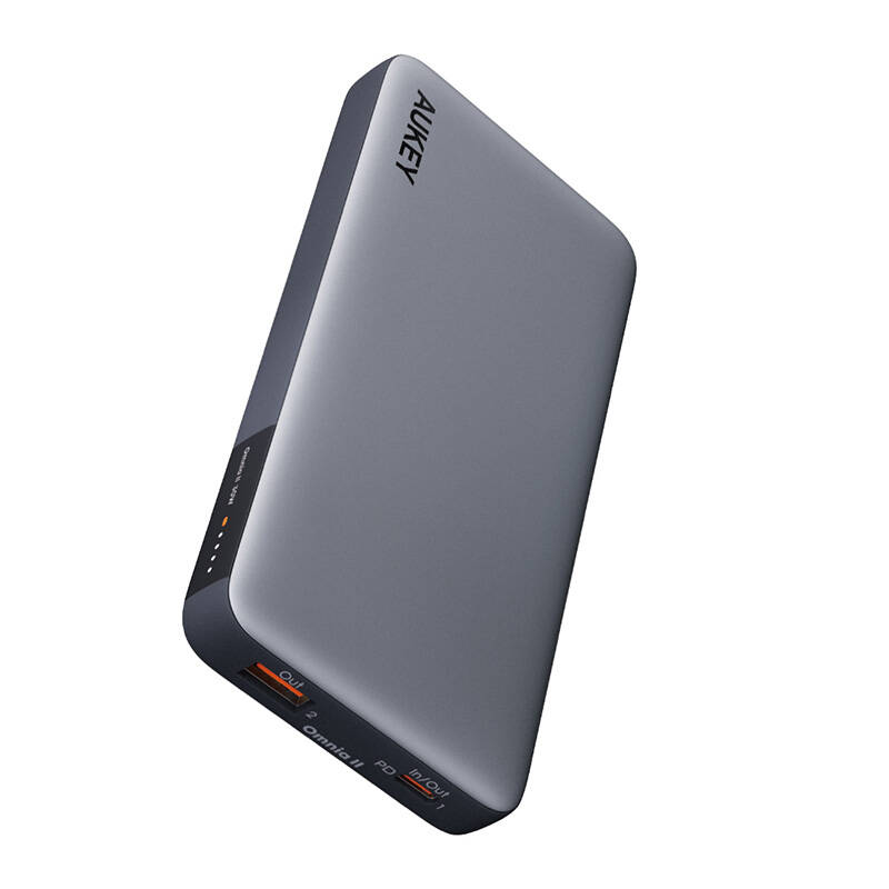 Išorinė baterija Aukey PB-Y41, 10000mAh, 30W (pilka)