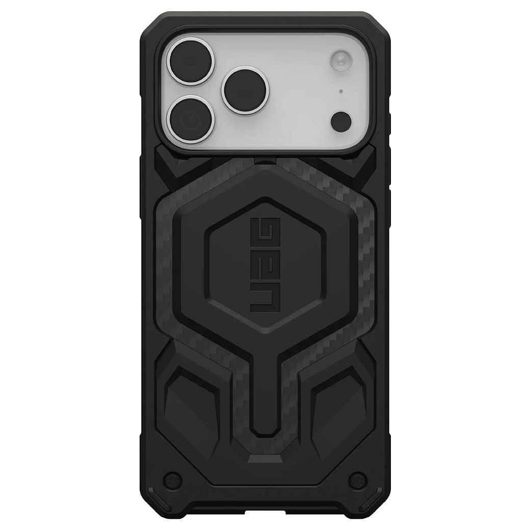 UAG Urban Armor Gear dėklas MONARCH PRO suderinamas su MagSafe iPhone 17 Pro Max anglies pluoštas