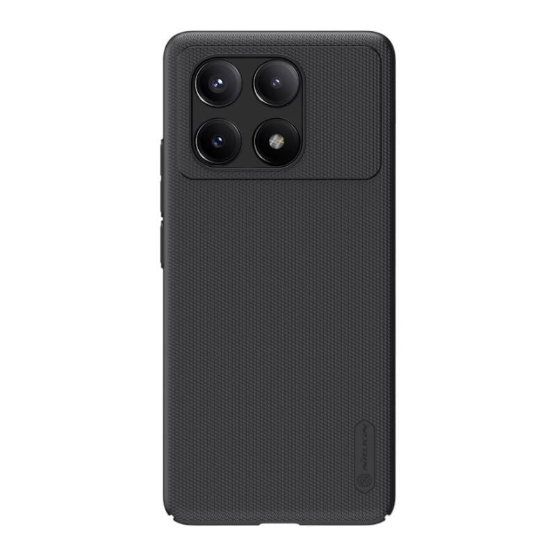 Nillkin Super Frosted Shield Pro dėklas Xiaomi Redmi K70E/Poco X6 Pro 5G (juodas)