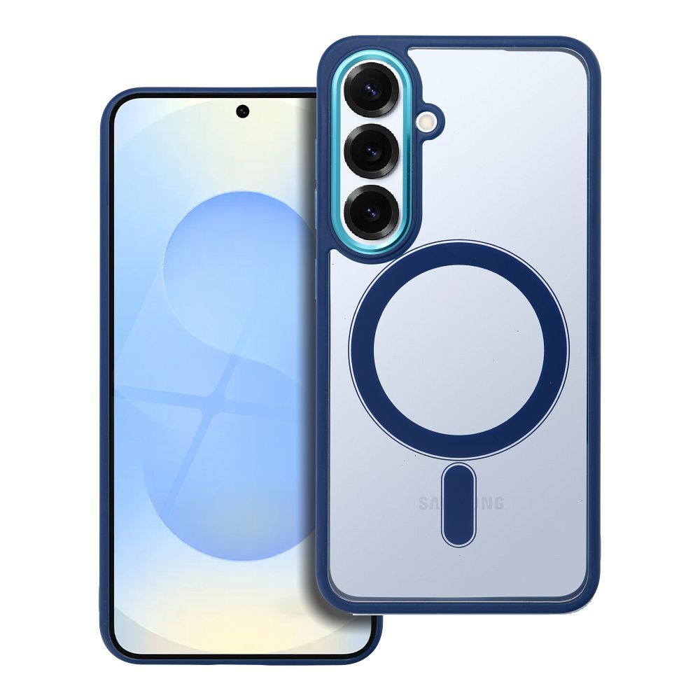 COLOR EDGE MAG COVER dėklas telefonui suderinamas su Magnetiniu SAMSUNG S25 tamsiai mėlyna