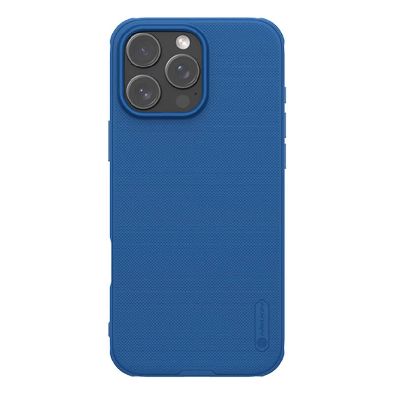 Nillkin Super Frosted Shield Pro Magnetinis dėklas telefonui iPhone 16 Pro - mėlynas