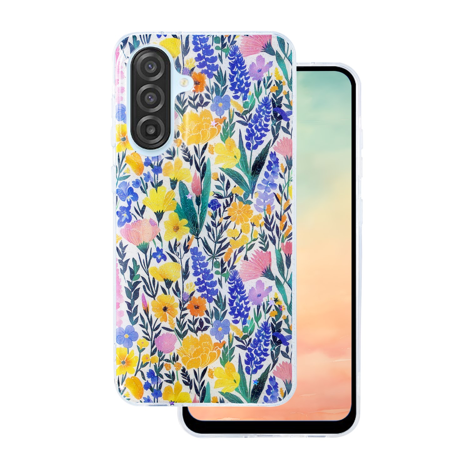 Glow Glam dėklas telefonui Samsung Galaxy A36 5G / A56 5G rusvo atspalvio