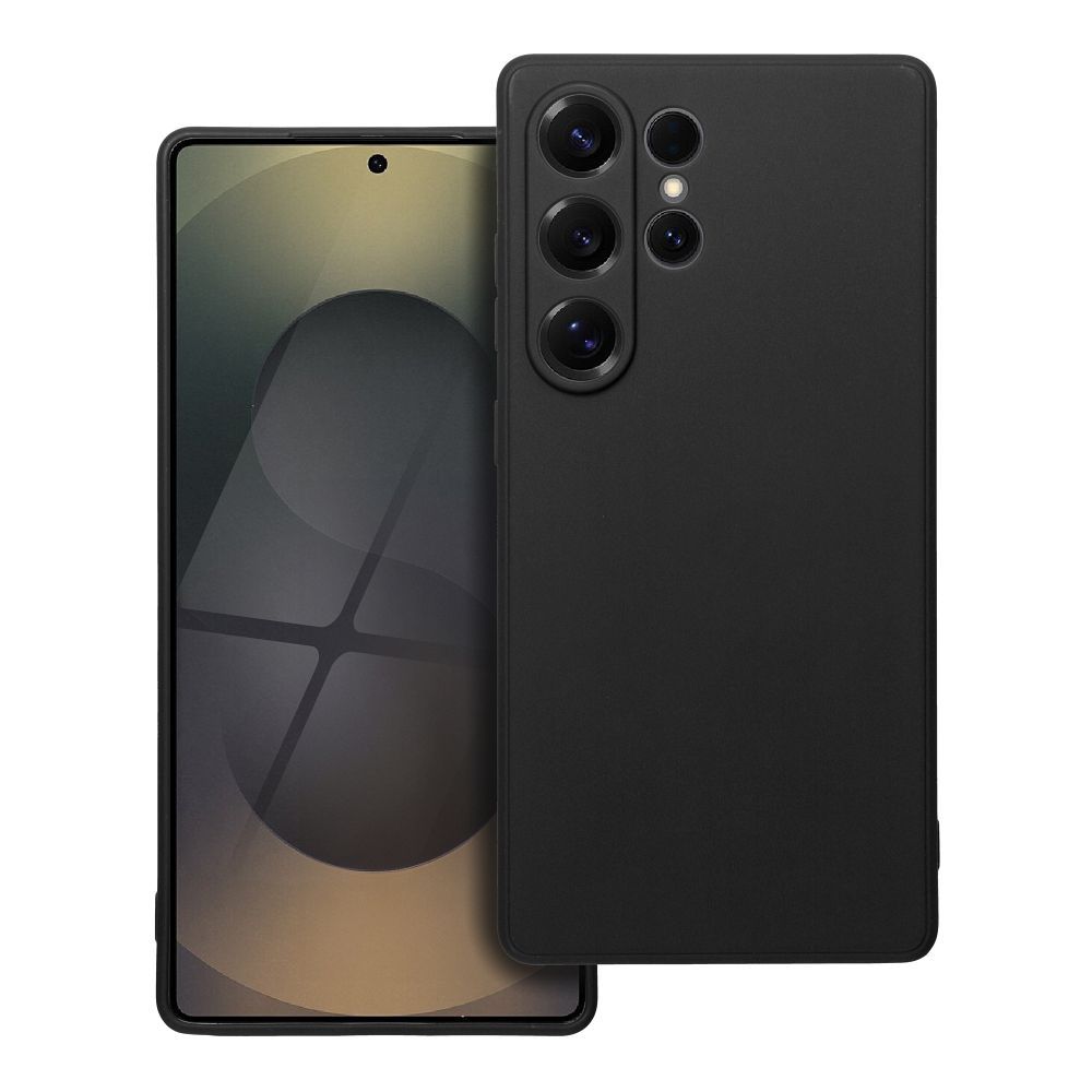 Matinis dėklas telefonui SAMSUNG S25 Ultra juodas
