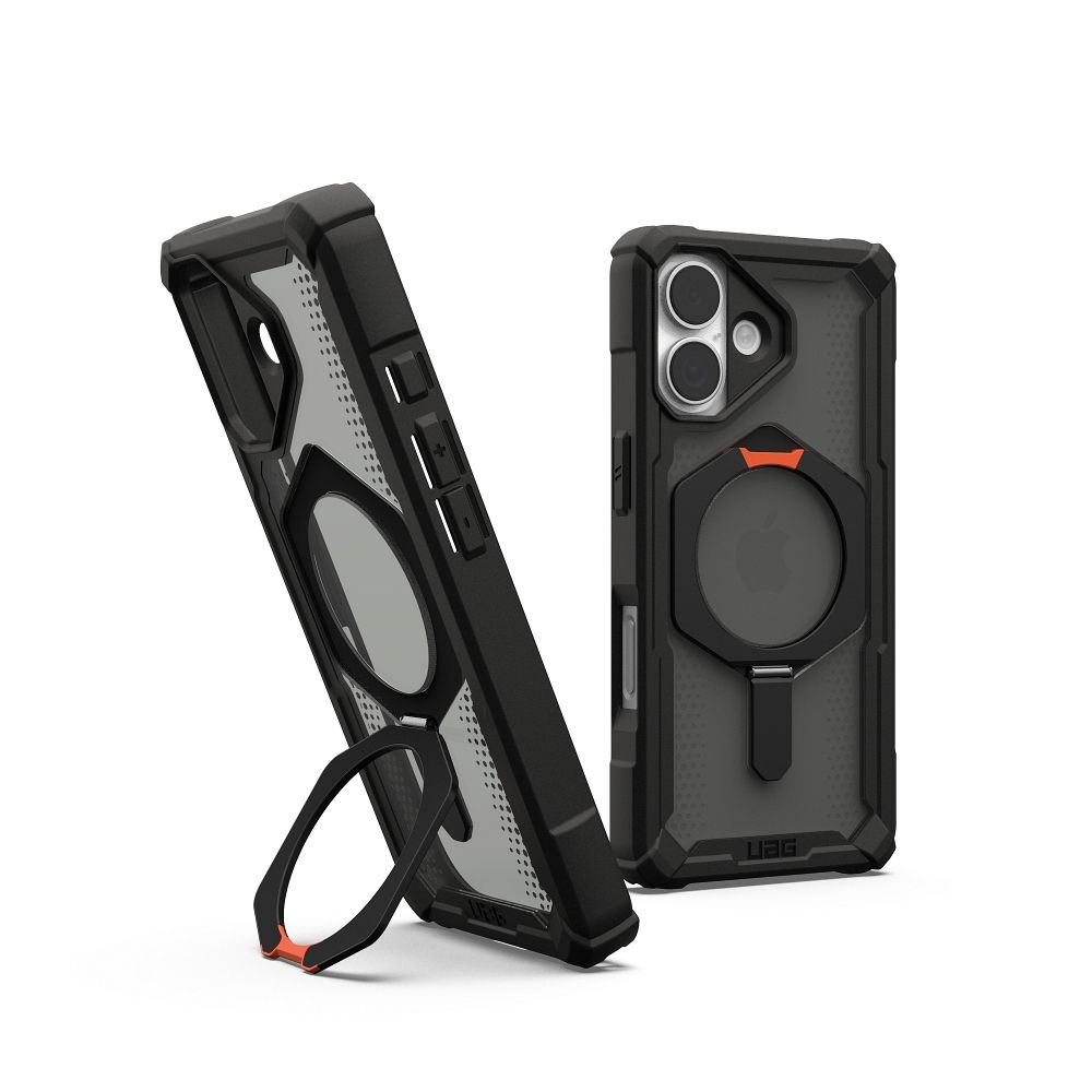 UAG Urban Armor Gear dėklas PLASMA XTE suderinamas su MagSafe iPhone 17 juodas / oranžinis