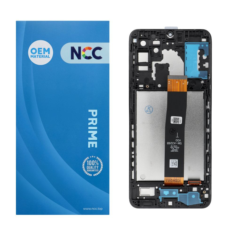 NCC LCD ekranas SAMSUNG A32 5G A326 B/A/U/W OEM su rėmeliu