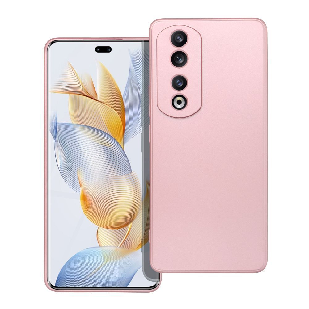 METALLIC dėklas telefonui HONOR 90 Pro 5G rožinis