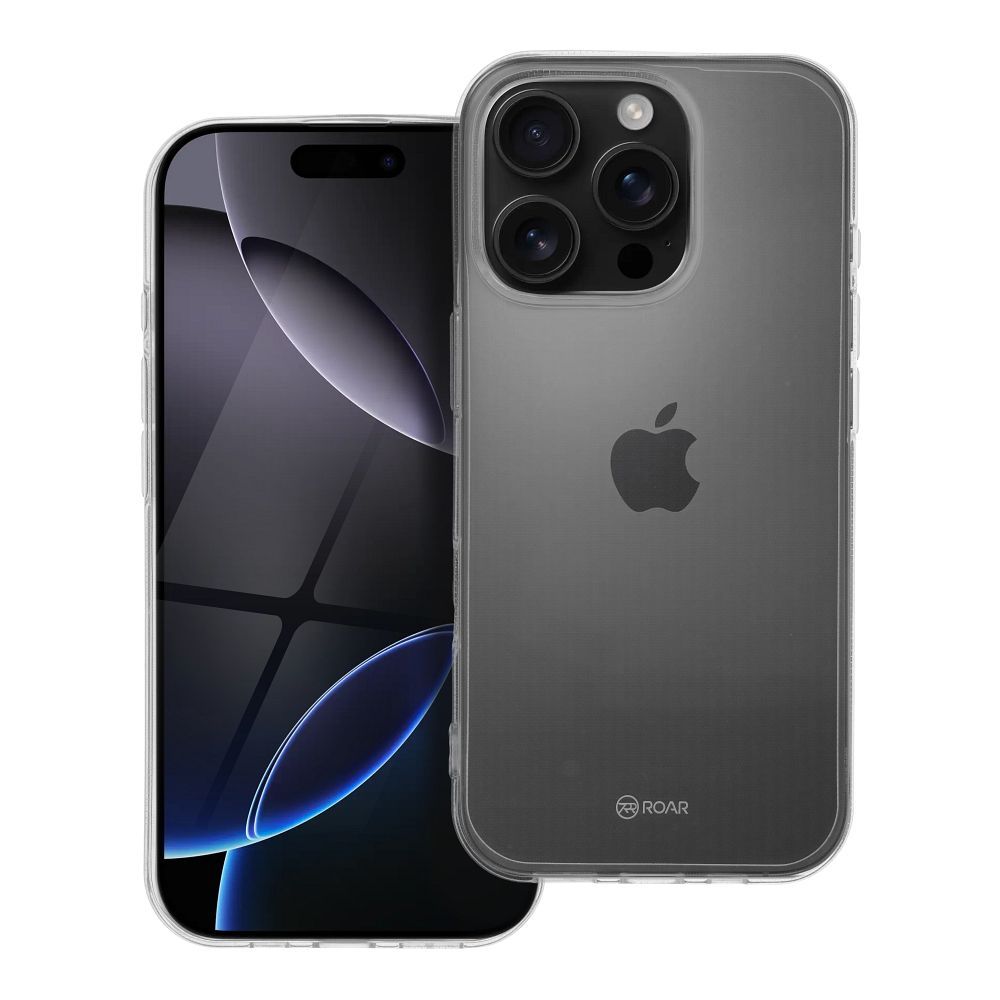 Roar dėklas JELLY iPhone 16 Pro permatomas