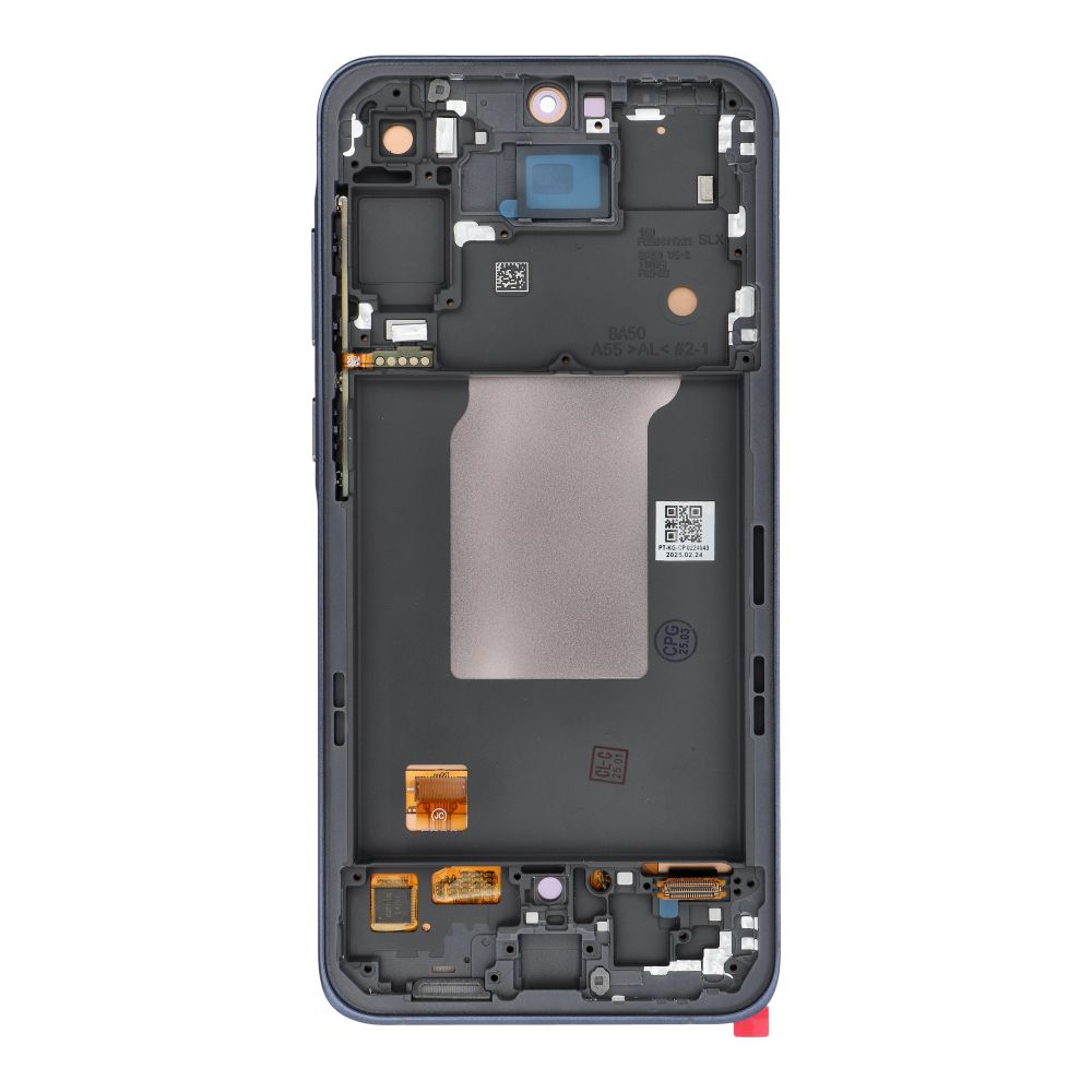 LCD ekranas SAMSUNG A55 A5560 HARD OLED su rėmeliu