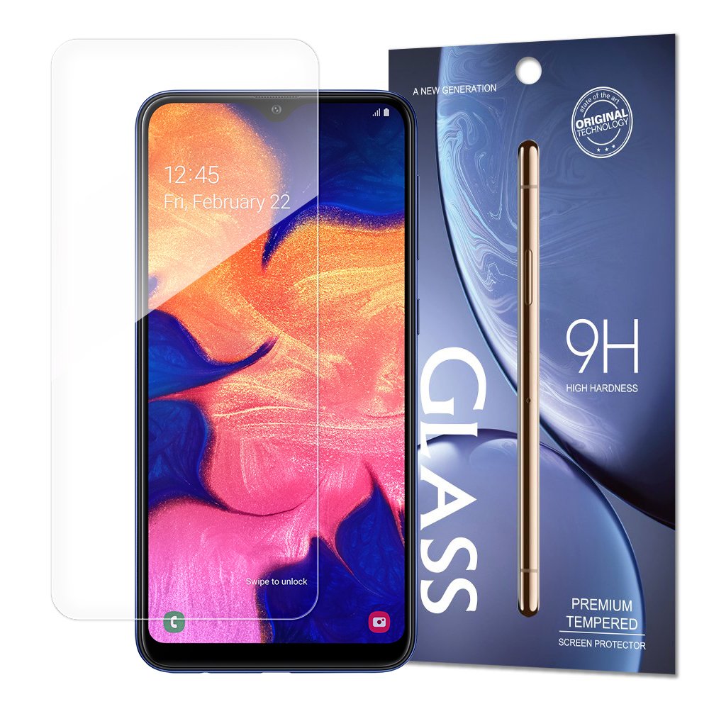 Grūdintas stiklas 9H apsauginis stiklas Samsung Galaxy A10 (pakuotė – vokas)