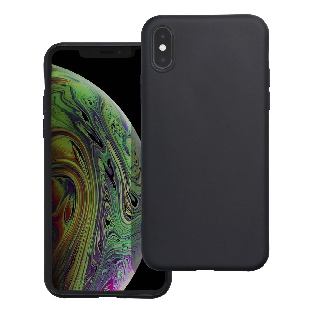 Matinis dėklas telefonui IPHONE XS Max juodas