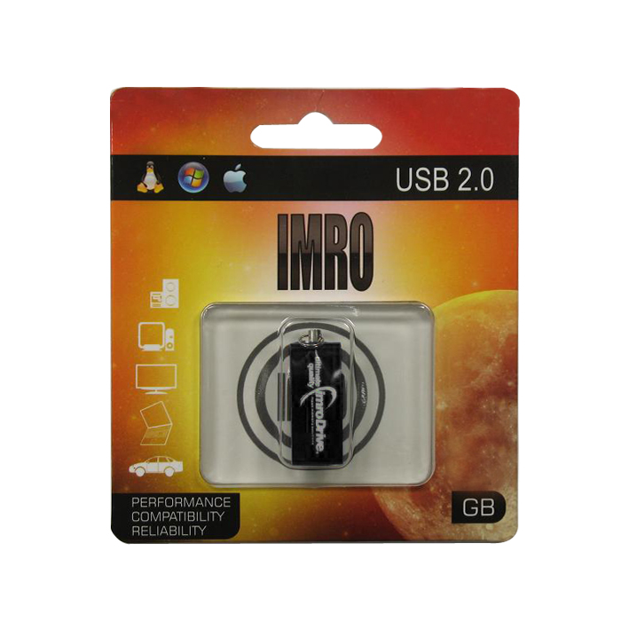 Imro atmintukas 8GB USB 2.0 Edge juodas