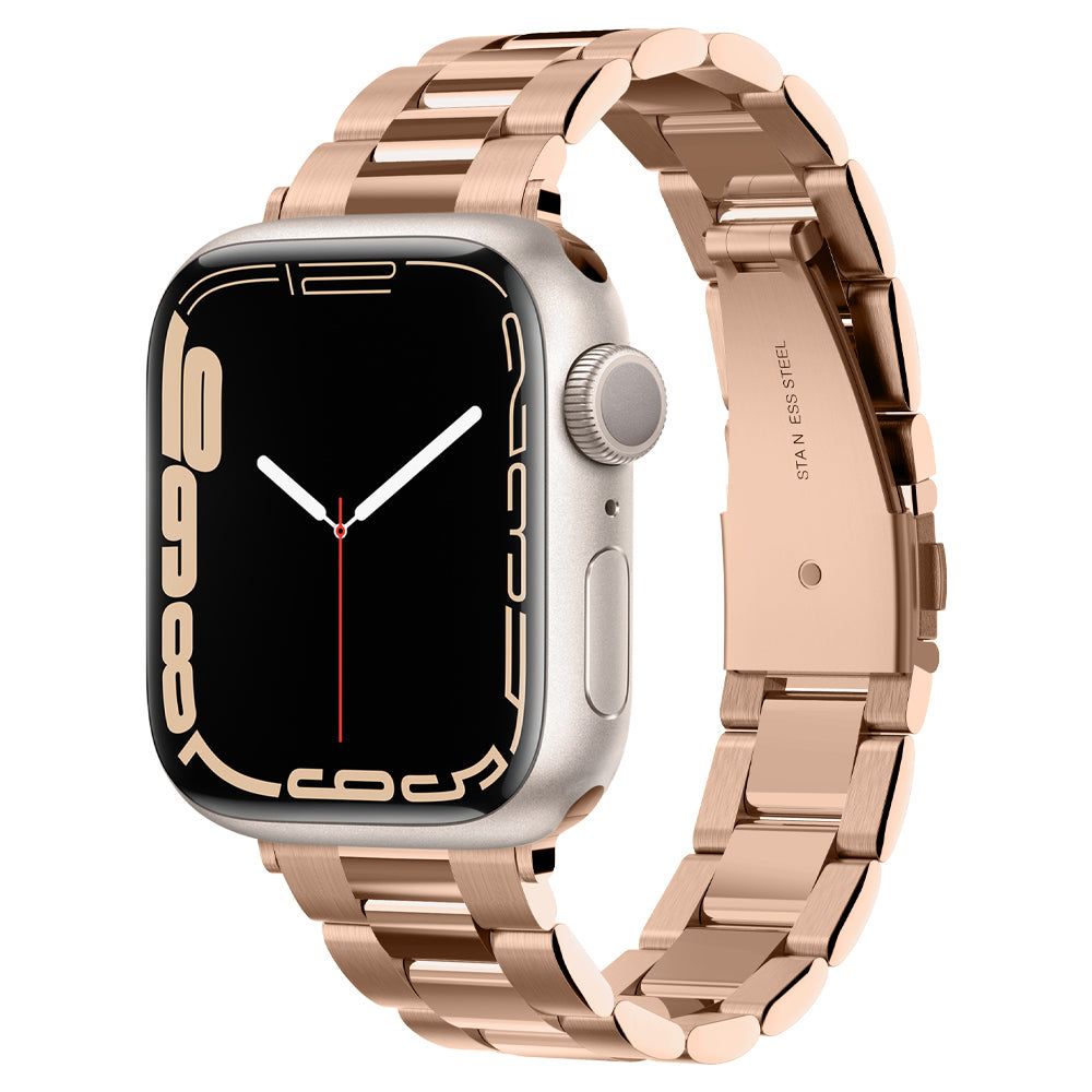 Spigen Modern Fit dirželis Apple Watch 4/5/6/7/8/SE (38/40/41 mm) - rožinis auksas