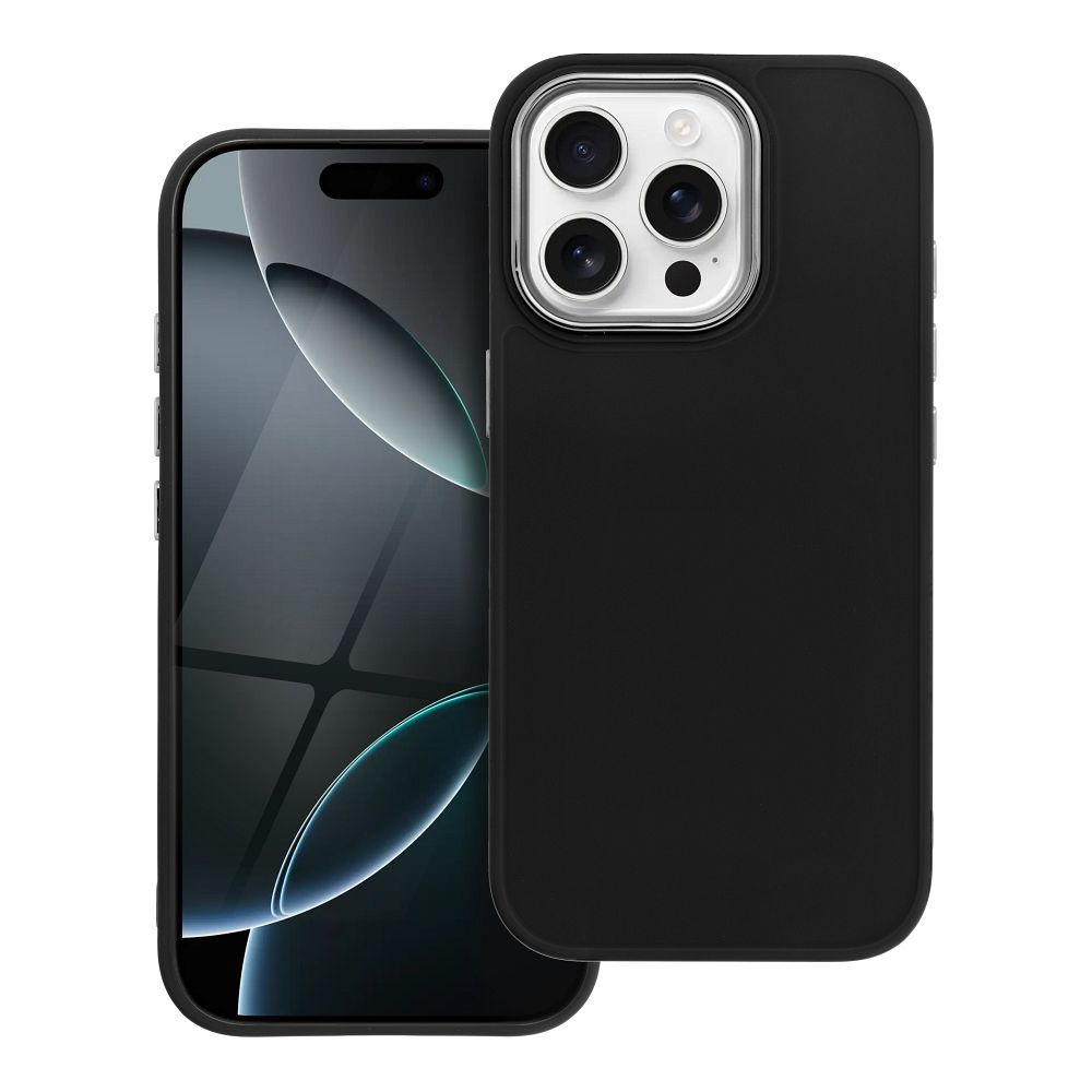 FRAME dėklas telefonui IPHONE 16 Pro juodas