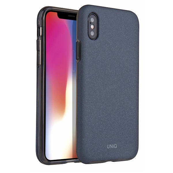 Uniq Lithos dėklas telefonui iPhone X / Xs - mėlynas