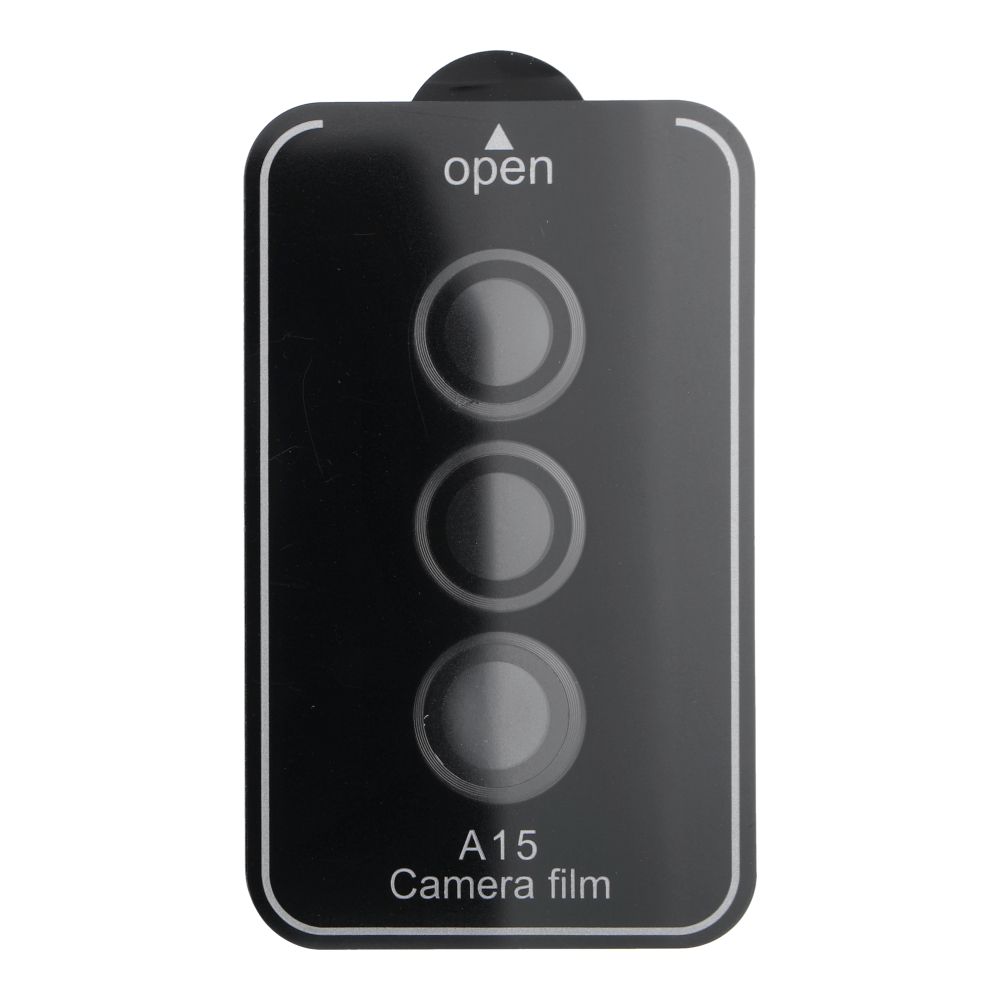 Kameros apsauga 9H, skirta SAMSUNG A15, juoda