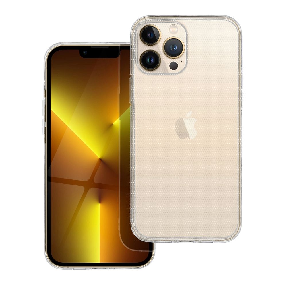 Dėklas telefonui 2 mm IPHONE 13 Pro Max (kamera apsauga) - skaidrus