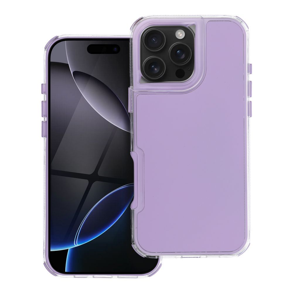 MATRIX dėklas telefonui IPHONE 16 Pro Max šviesiai violetinis