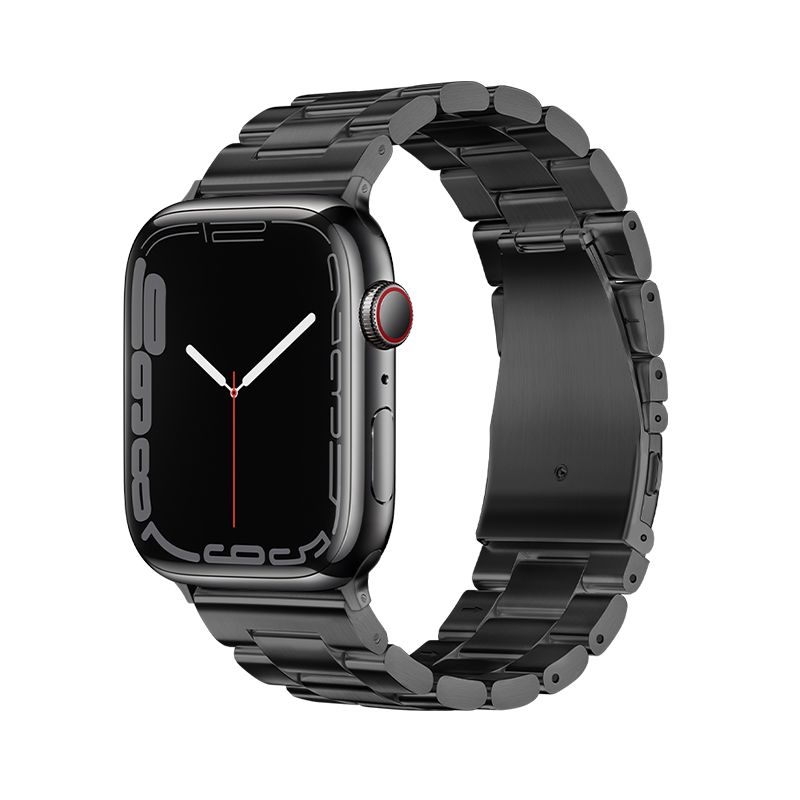 FORCELL F-DESIGN FA10 nerūdijančio plieno laikrodžio juosta Apple Watch 38 / 40 / 41 mm - juoda
