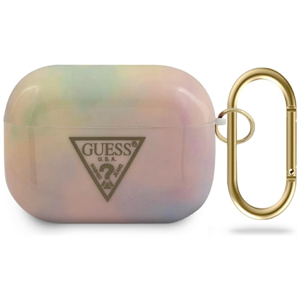 Guess GUACAPTPUMCGG01 AirPods Pro dėklas rožinis/rožinis Tie & Dye kolekcija