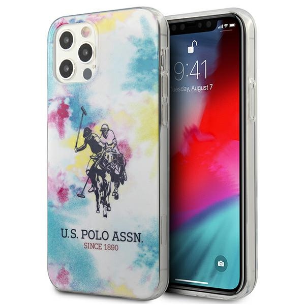 US Polo USHCP12LPCUSML iPhone 12 Pro Max 6,7" daugiaspalvė Tie & Dye Collection