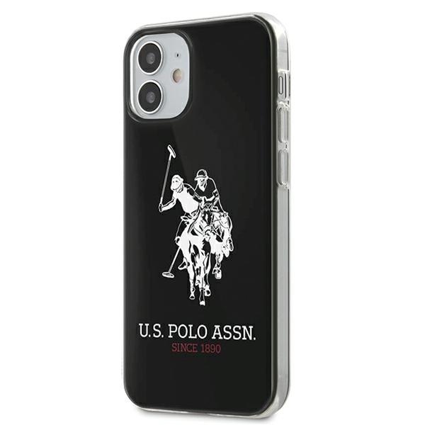 US Polo USHCP12STPUHRBK iPhone 12 mini 5,4" juoda Shiny Big Logo