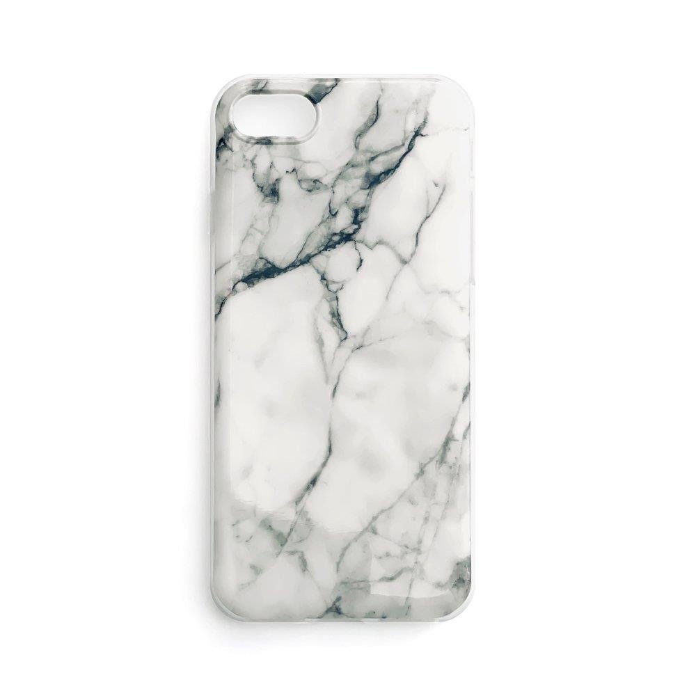 Wozinsky Marble TPU dėklas Samsung Galaxy A02s EU baltas
