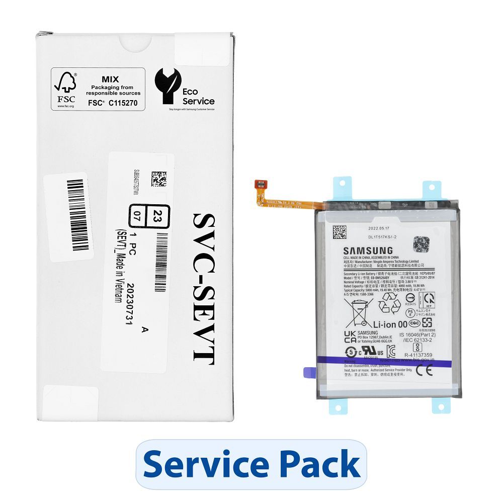 ServicePack baterija skirta SAMSUNG A23 5G A236B GH82-29731A