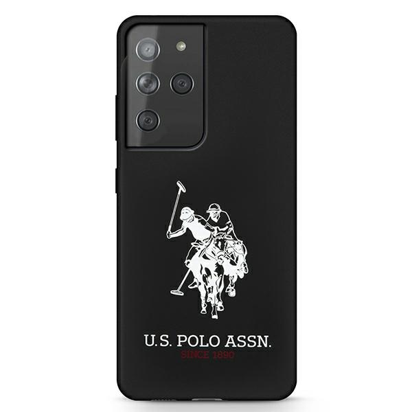 US Polo USHCS21LSLHRBK S21 Ultra G998 juodas silikoninis Logo