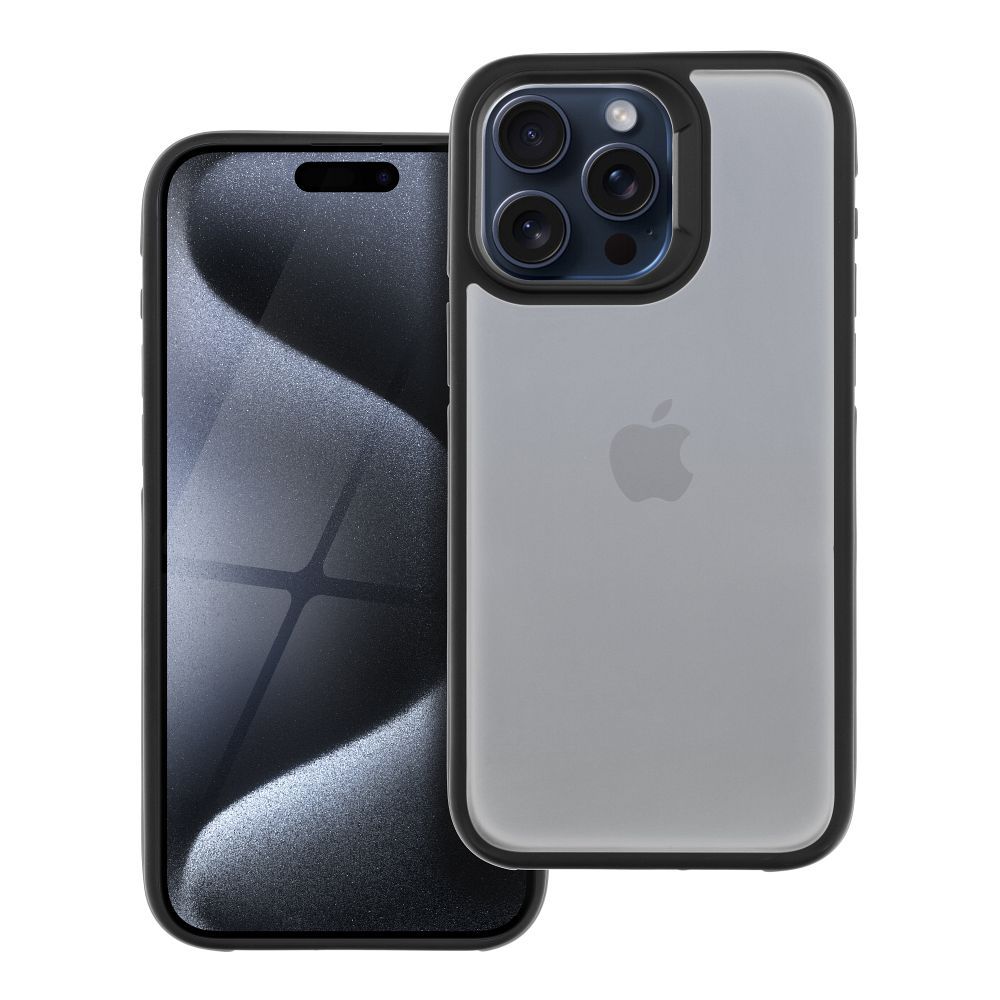 NEO dėklas iPhone 15 Pro Max juodas