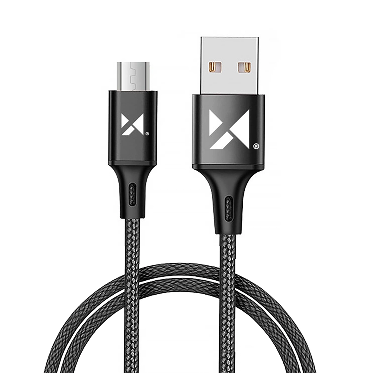 Wozinsky Kabelis USB - microUSB 2,4A 1m juodas (WUC-M1B)