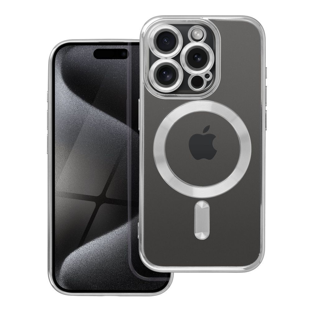 ELECTRO MAG COVER dėklas telefonui suderinamas su Magnetiniu IPHONE 15 PRO titano