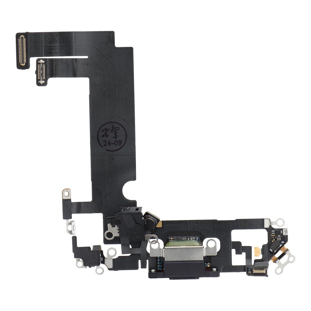 Įkrovimo lankstus USB IPHONE 12 mini juodas (ištrauktas)