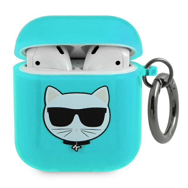 Karl Lagerfeld Choupette AirPods dėklas 1/2 - mėlynas