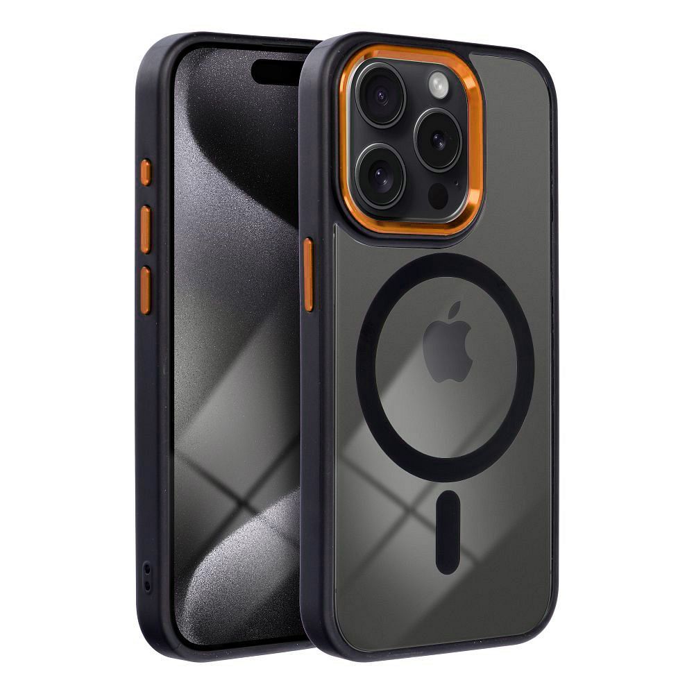 COLOR EDGE MAG COVER dėklas telefonui suderinamas su Magnetiniu MagSafe Samsung S26 Ultra juodas auksinis