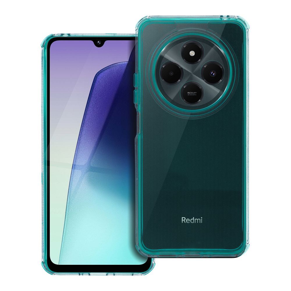 MATRIX skaidrus dėklas telefonui Xiaomi Redmi 14C mėtų spalvos
