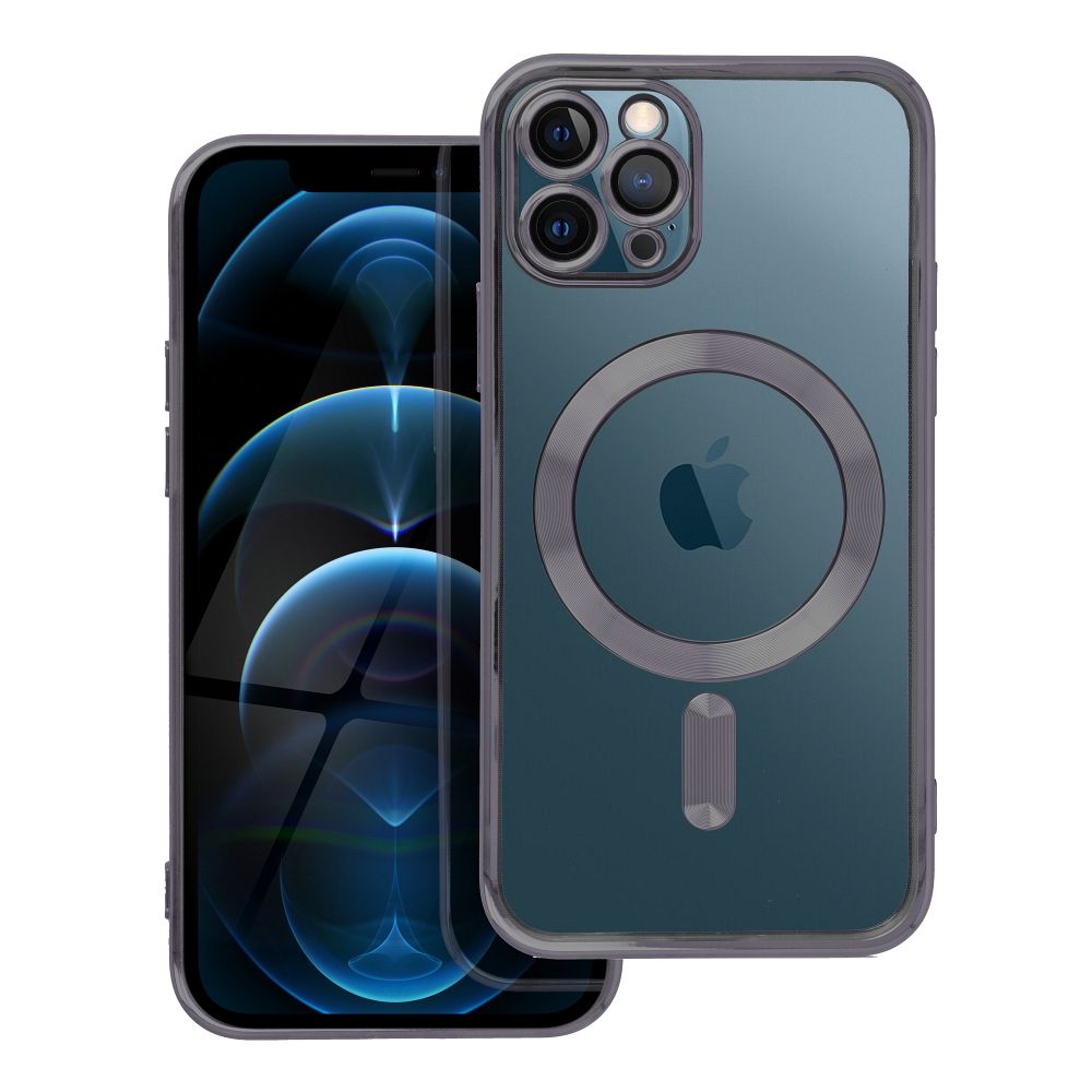 ELECTRO MAG COVER dėklas telefonui suderinamas su MagSafe iPhone 11 Pro juodas
